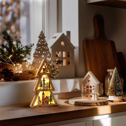 Brilagi - LED jõulukaunistus LED/2xAA kuusk