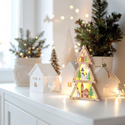 Brilagi - LED jõulukaunistus LED/2xAA kuusk