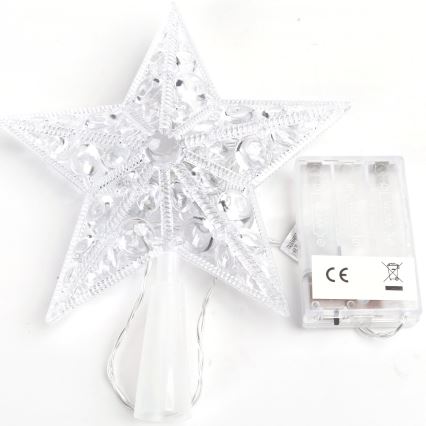 BRILAGI - LED jõulukaunistus LED/3xAA 21 cm mitmevärviline täht