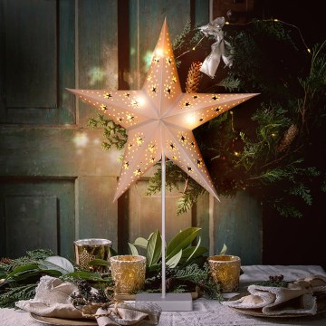 Brilagi - LED jõulukaunistus LED/3xAA 66x45 cm täht