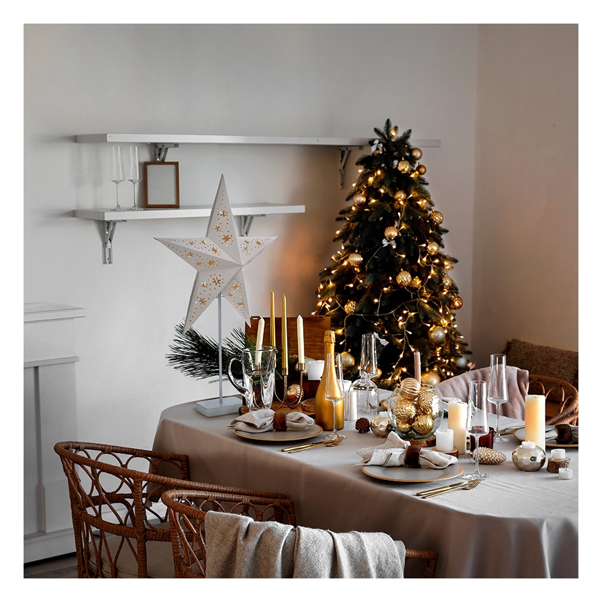 Brilagi - LED jõulukaunistus LED/3xAA 66x45 cm täht