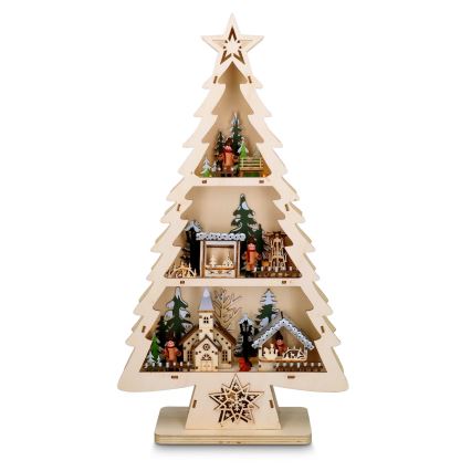 Brilagi - LED jõulukaunistus LED/3xAA kuusk