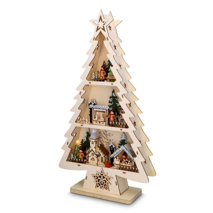 Brilagi - LED jõulukaunistus LED/3xAA kuusk