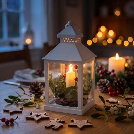 BRILAGI - LED jõulukaunistus LED/3xAAA latern valge