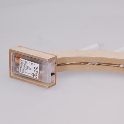 Brilagi - LED jõuluküünlahoidja 7xLED/2xAA 28x45 cm