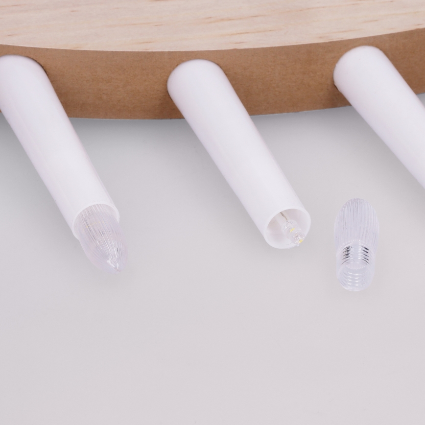 BRILAGI - LED jõuluküünlahoidja 7xLED/2xAA beež/valge