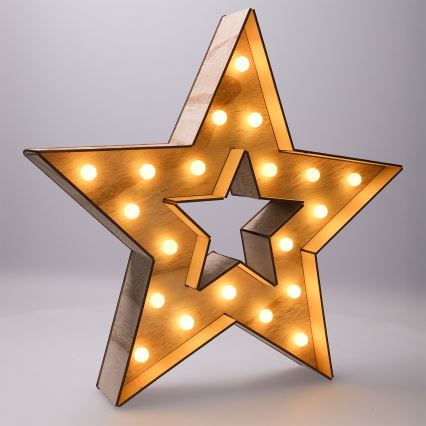 Brilagi - LED jõulutäht LED/2xAA
