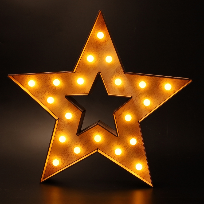 Brilagi - LED jõulutäht LED/2xAA