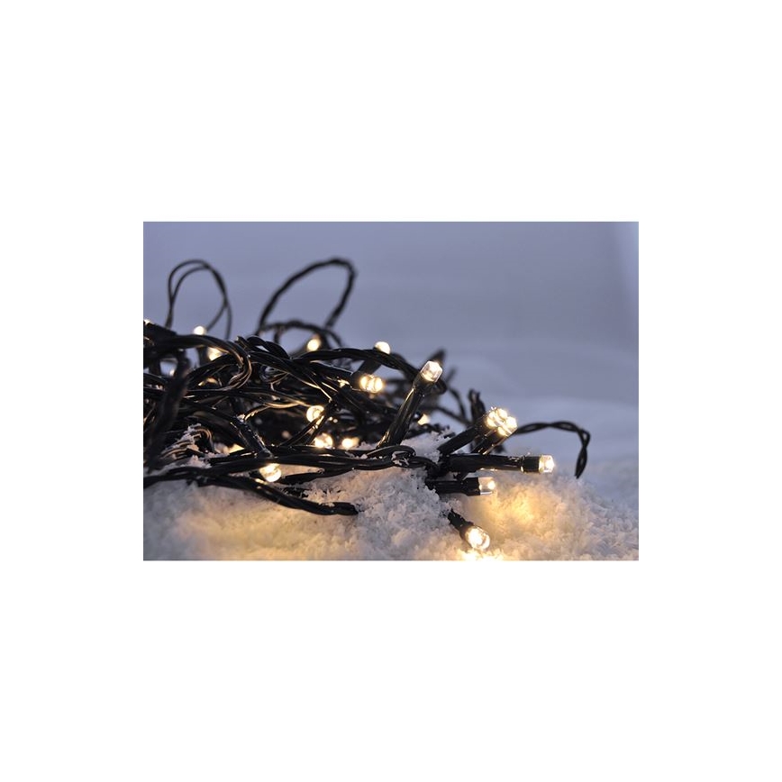 Brilagi - LED Jõuluteemaline väli valguskett 500xLED/8 funktsiooni 55m IP44 soe valge