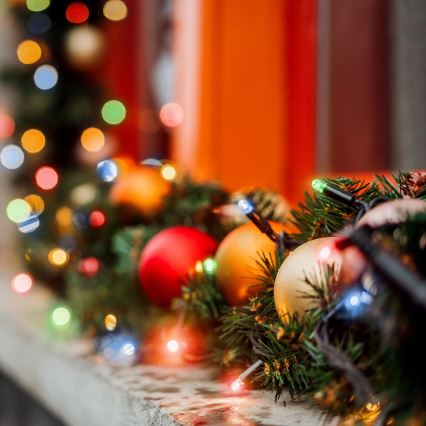 Brilagi - LED jõulutuled välitingimusteks, 200 LED, 2 funktsiooni, 25 m, IP44, mitmevärviline