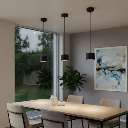 Brilagi - LED kaabliga ripatsvalgusti STRIPY 1xGX53/15W/230V must