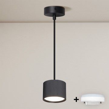 BRILAGI - LED kaabliga ripatsvalgusti STRIPY 1xGX53/15W/230V pr. 82 mm must