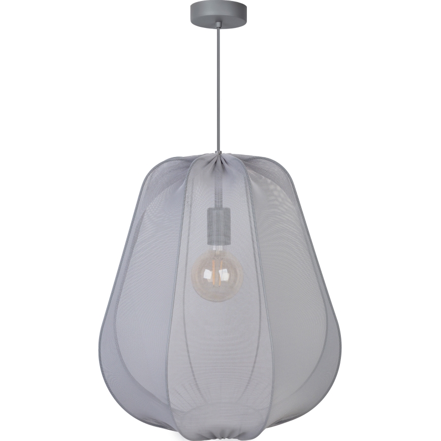 Brilagi - LED-kaabliga rippvalgusti ARVEN 1xE27/8W/230V, läbimõõt 37 cm, hall