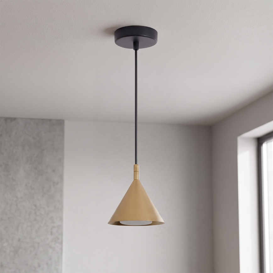 BRILAGI - LED Kaabliga rippvalgusti CONE SINGLE 1xGX53/15W/230V kuldne
