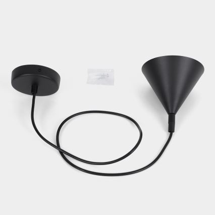 BRILAGI - LED Kaabliga rippvalgusti CONE SINGLE 1xGX53/15W/230V must