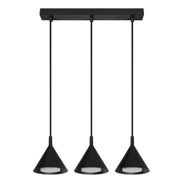 BRILAGI - LED Kaabliga rippvalgusti CONE TRIPLE 3xGX53/15W/230V must