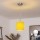 Brilagi - LED kaabliga rippvalgusti NUBILA 1xE27/60W/230V läbimõõt 14 cm kollane