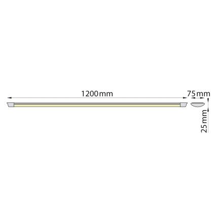 Brilagi - LED Kapialune valgusti kööki AVERO LED/32W/230V 120 cm