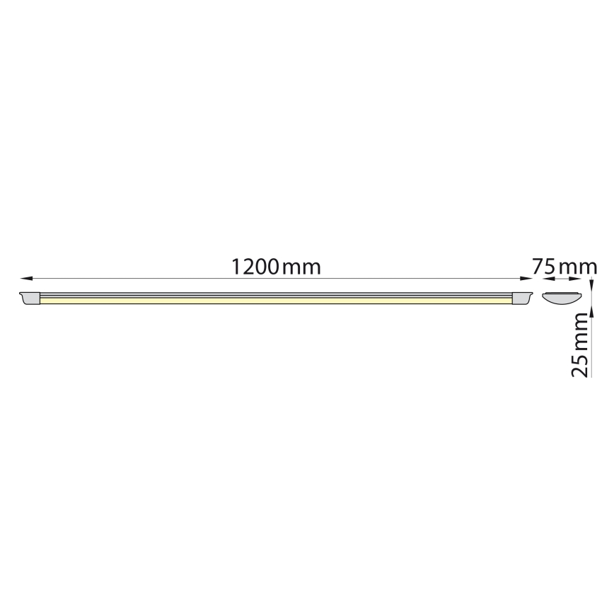 Brilagi - LED Kapialune valgusti kööki AVERO LED/32W/230V 120 cm