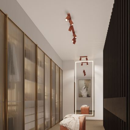 Brilagi - LED kohtvalgusti CRESTO 2xGU10/10W/230V punane