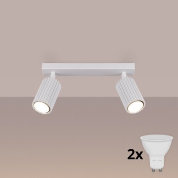 Brilagi - LED kohtvalgusti CRESTO 2xGU10/10W/230V valge