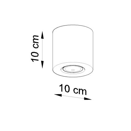 Brilagi -  LED Kohtvalgusti FRIDA 1xGU10/7W/230V betoon