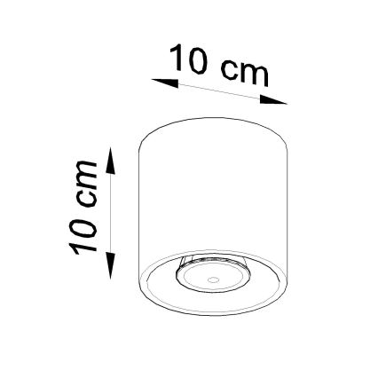 Brilagi -  LED Kohtvalgusti FRIDA 1xGU10/7W/230V must