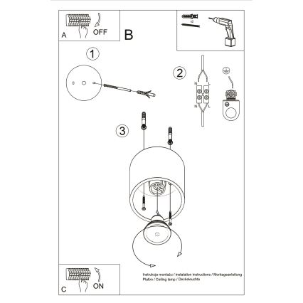 Brilagi -  LED Kohtvalgusti FRIDA 1xGU10/7W/230V must