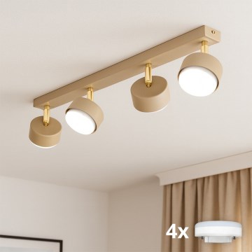 Brilagi - LED kohtvalgusti MONO 4xGX53/12W/230V beež