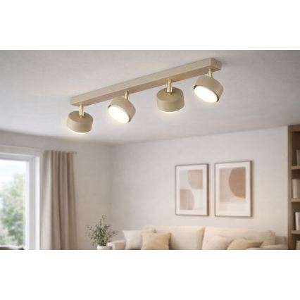 Brilagi - LED kohtvalgusti MONO 4xGX53/12W/230V beež