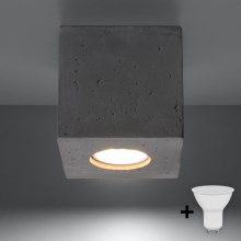 Brilagi -  LED Kohtvalgusti MURO 1xGU10/7W/230V betoon