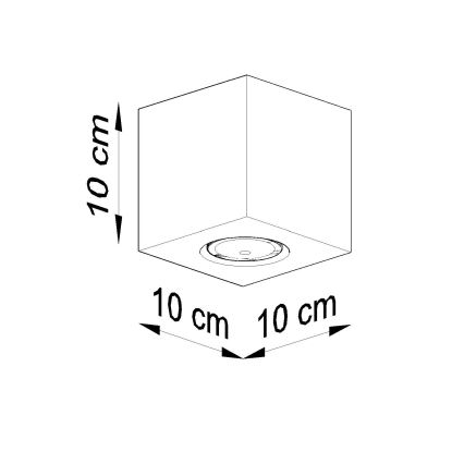 Brilagi -  LED Kohtvalgusti MURO 1xGU10/7W/230V betoon