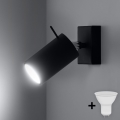 BRILAGI -  LED Kohtvalgusti seinale ASMUS 1xGU10/7W/230V must