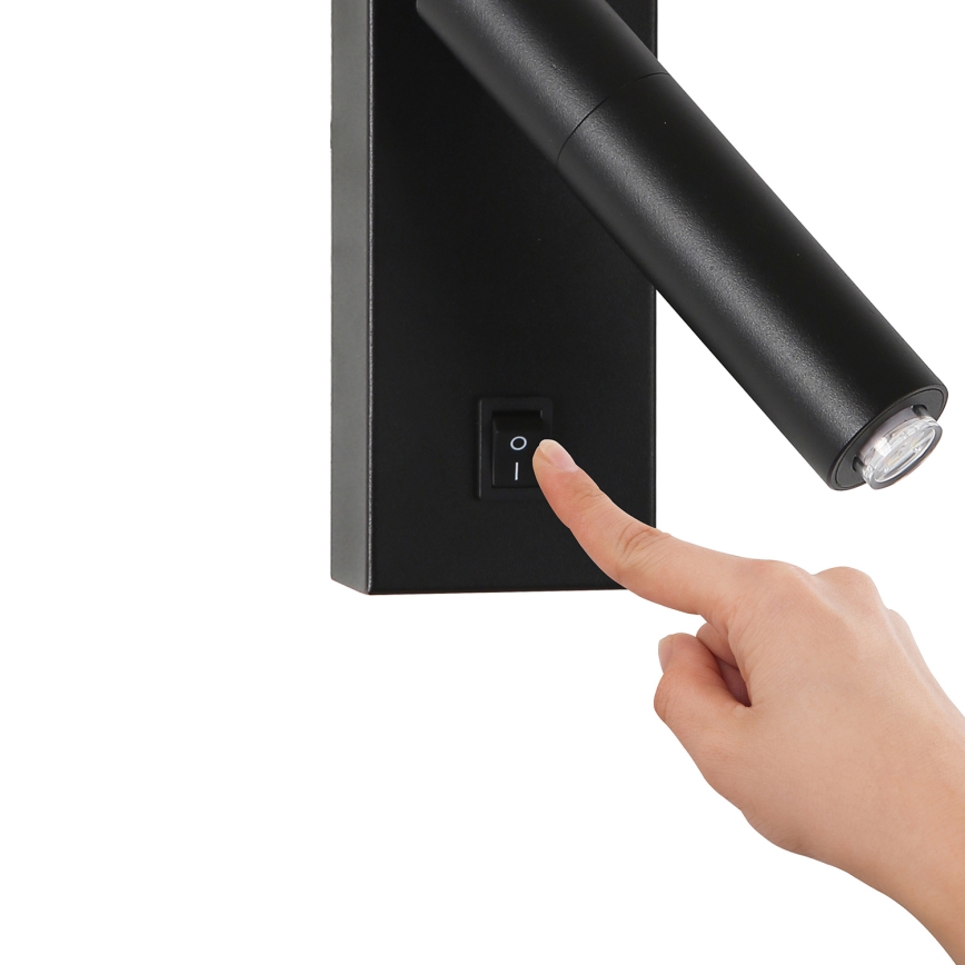 Brilagi - LED Kohtvalgusti seinale MAYA 1xG9/7W/230V must