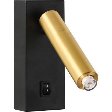 Brilagi - LED Kohtvalgusti seinale MAYA 1xG9/7W/230V must/kuldne