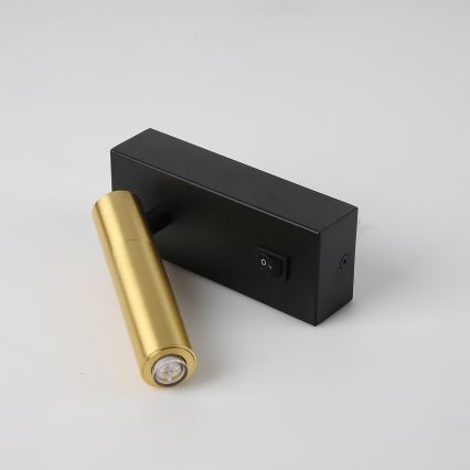 Brilagi - LED Kohtvalgusti seinale MAYA 1xG9/7W/230V must/kuldne