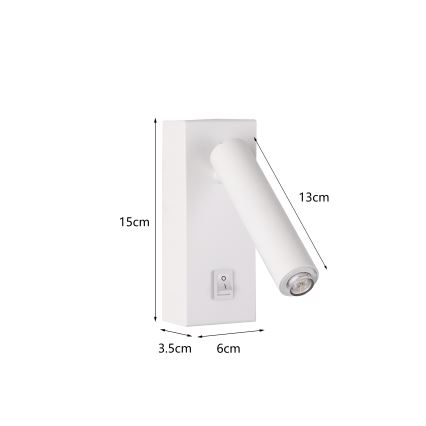 Brilagi - LED Kohtvalgusti seinale MAYA 1xG9/7W/230V valge