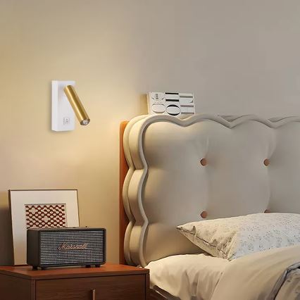 Brilagi - LED Kohtvalgusti seinale MAYA 1xG9/7W/230V valge/kuldne