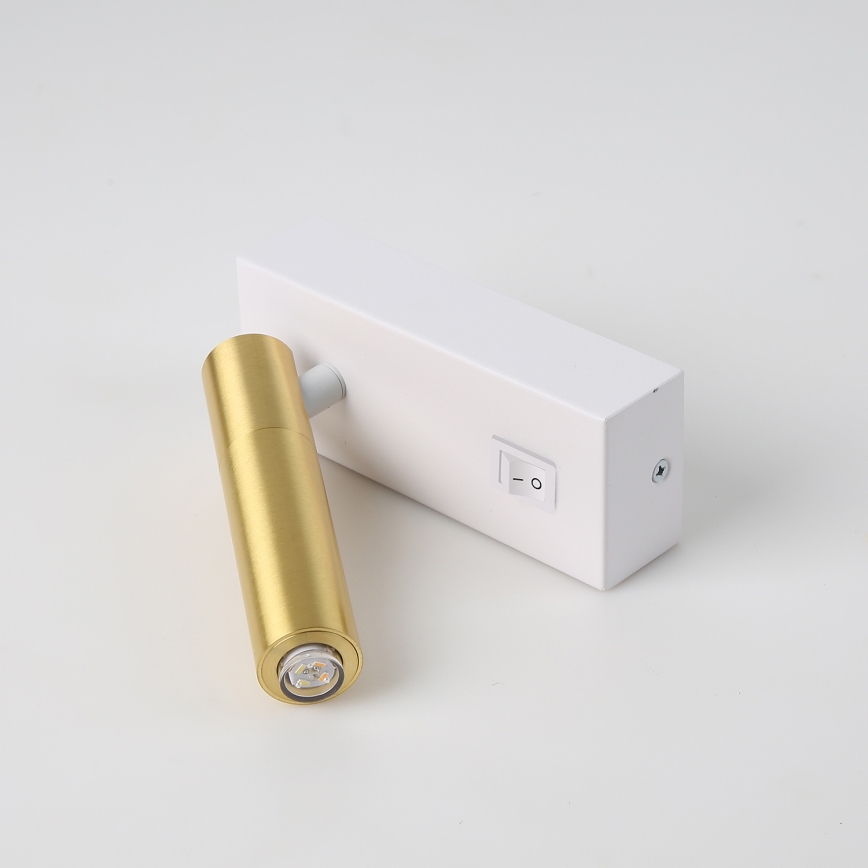Brilagi - LED Kohtvalgusti seinale MAYA 1xG9/7W/230V valge/kuldne