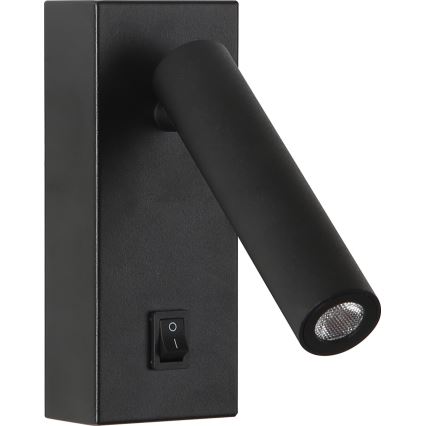 Brilagi - LED Kohtvalgusti seinale MAYA LED/3W/230V 4000K must