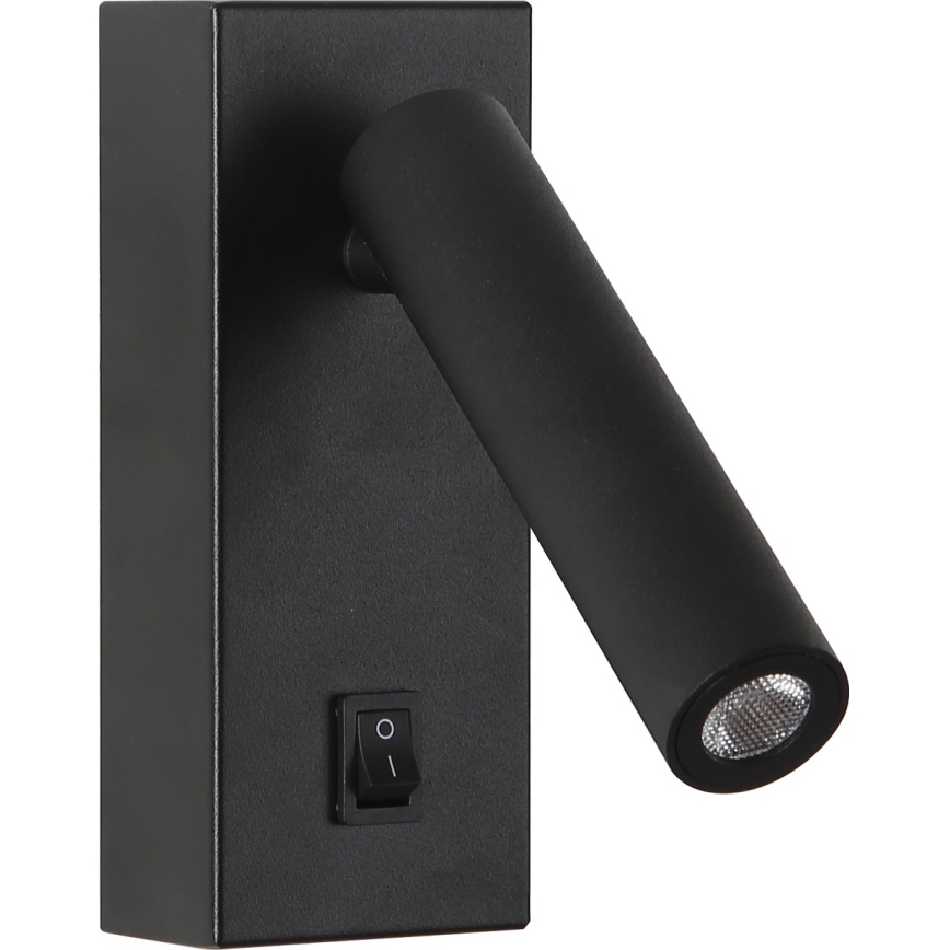 Brilagi - LED Kohtvalgusti seinale MAYA LED/3W/230V 4000K must