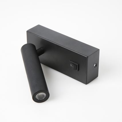 Brilagi - LED Kohtvalgusti seinale MAYA LED/3W/230V 4000K must