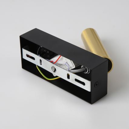 Brilagi - LED Kohtvalgusti seinale MAYA LED/3W/230V 4000K must/kuldne