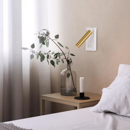 Brilagi - LED Kohtvalgusti seinale MAYA LED/3W/230V 4000K valge/kuldne