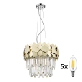 BRILAGI - LED Kristall-lühter MIRAGE 5xE14/40W/230V