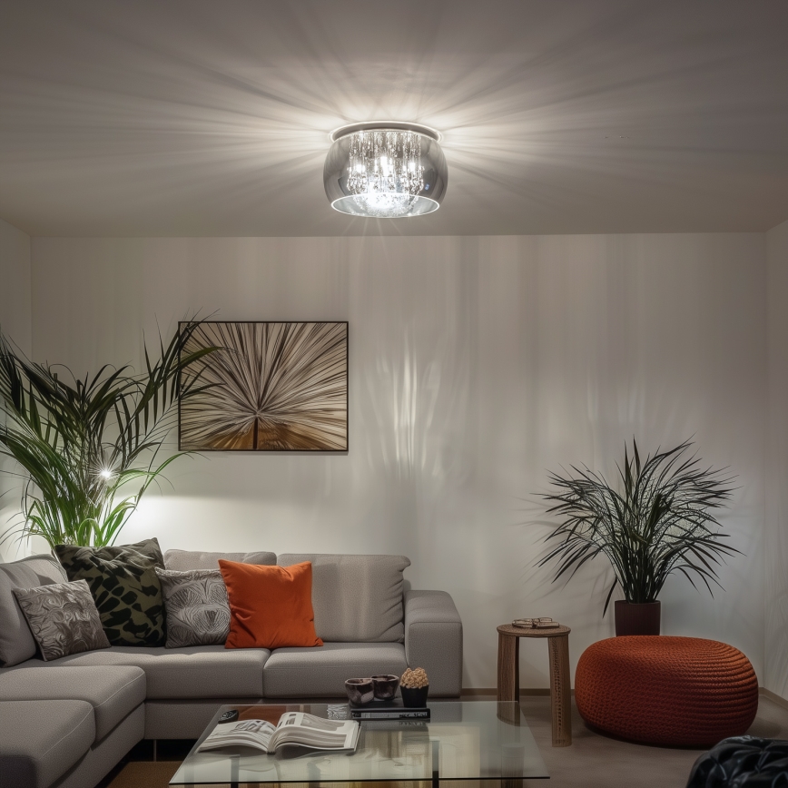 Brilagi - LED Kristallist laevalgusti JEWEL 5xG9/42W/230V