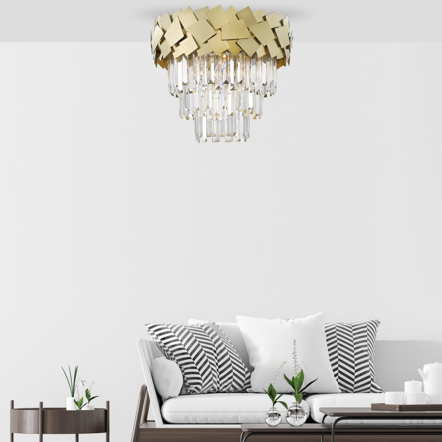 Brilagi - LED Kristallist laevalgusti MIRAGE 6xE14/40W/230V