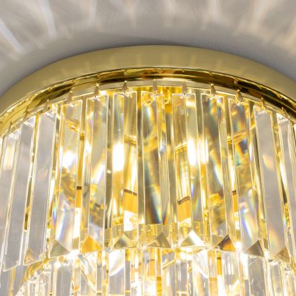Brilagi - LED Kristallist laevalgusti MOZART 5xE14/40W/230V kuldne