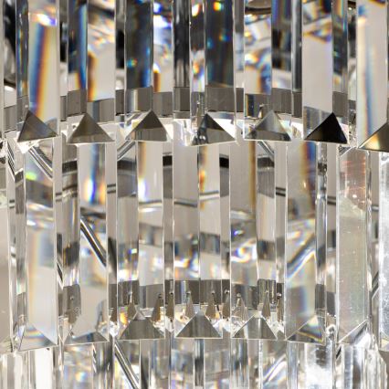Brilagi - LED Kristallist laevalgusti MOZART 5xE14/40W/230V läikiv kroom