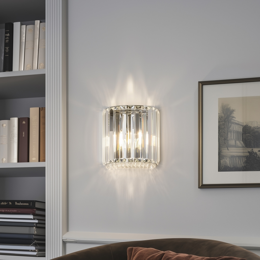 Brilagi - LED Kristallist seinavalgusti GLAMOUR 1xG9/42W/230V